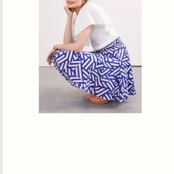 Anthropology Maeve Ruffled A-Line Mini Skirt Petite Small - Picture 1 of 6